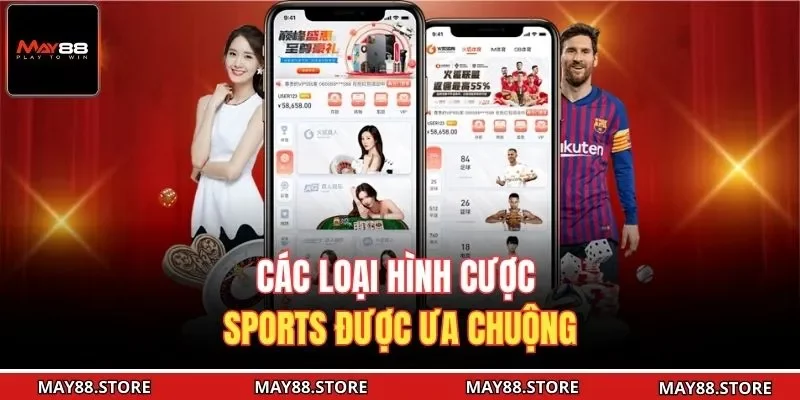Các loại hình cược sports được ưa chuộng